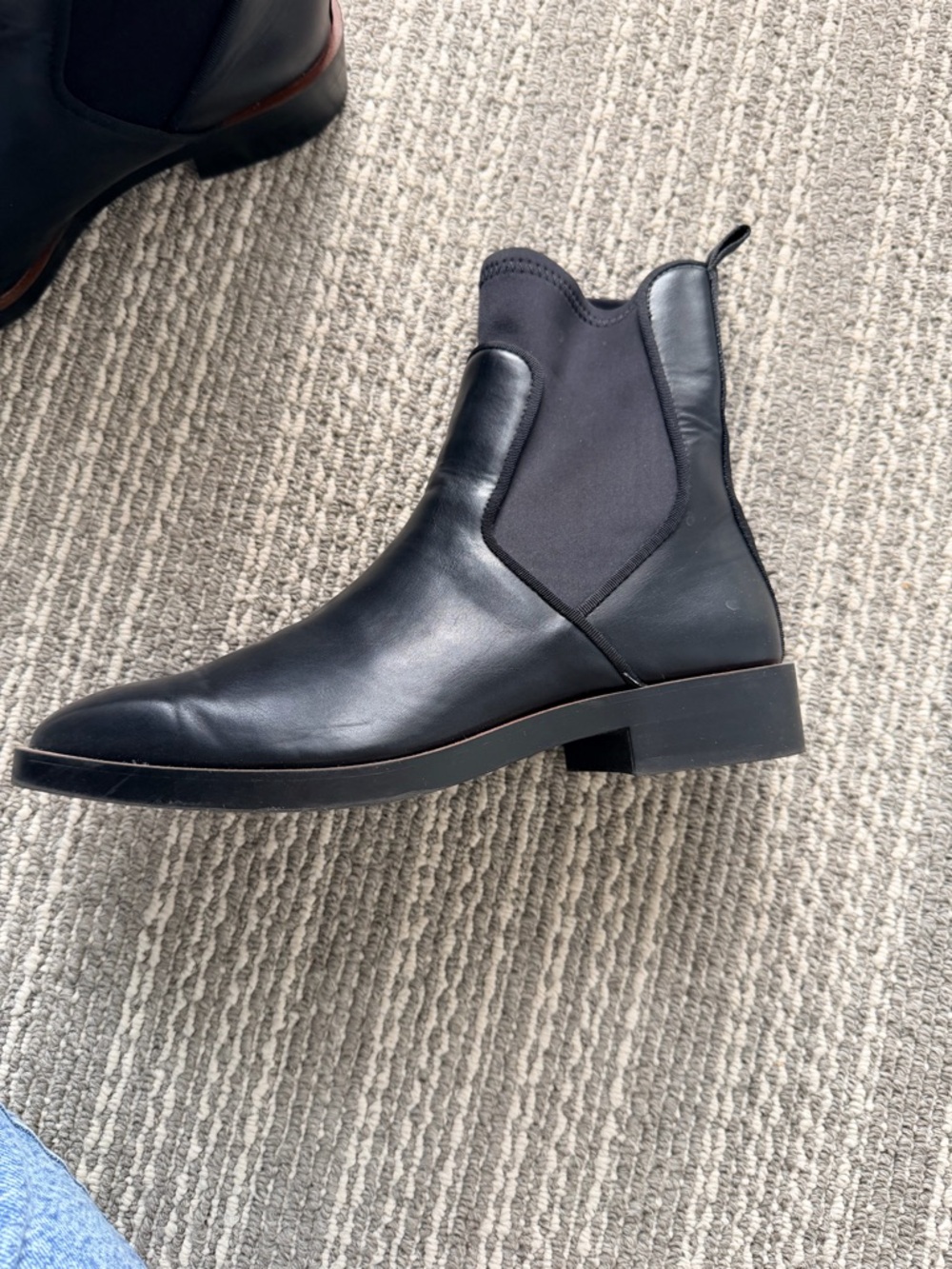 Zara Chelsea faux  Ankle Boots - Picture 2 of 4